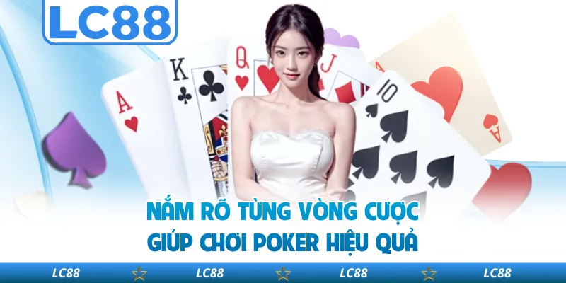 Nắm Rõ Từng Vòng Cược Giúp Chơi Poker Hiệu Quả